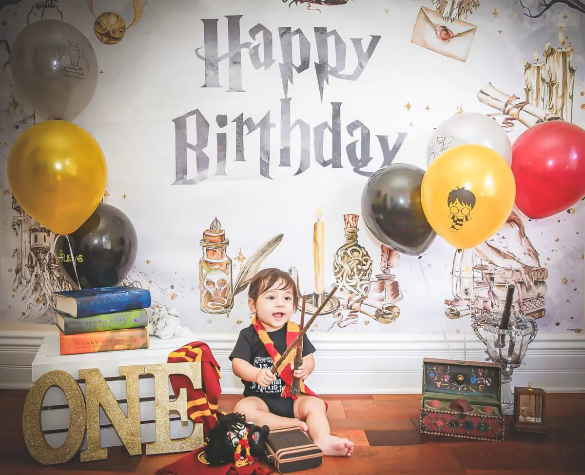 zavens 1st birthday cake smash harry potter themed monrovia cake smash photographer 007
