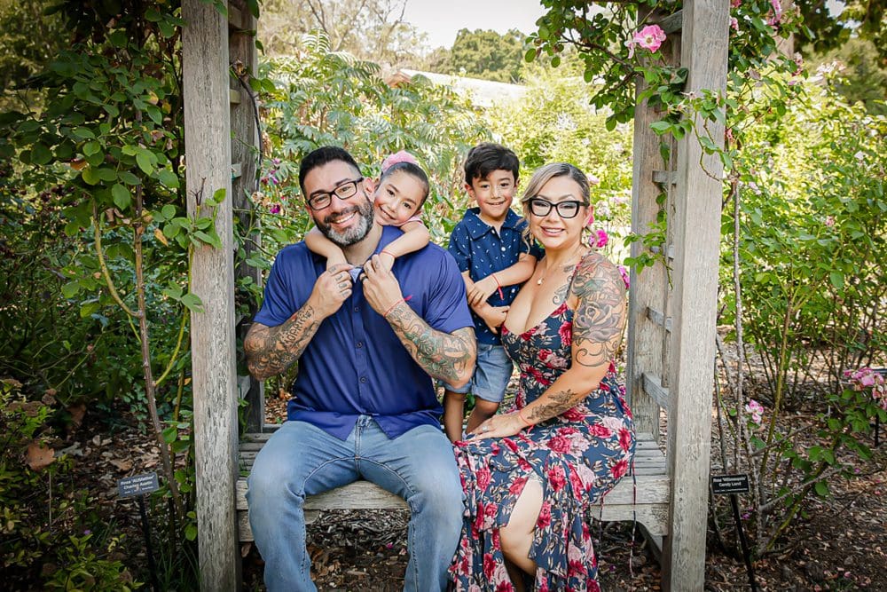 Holiday Family Portraits - Descanso Gardens