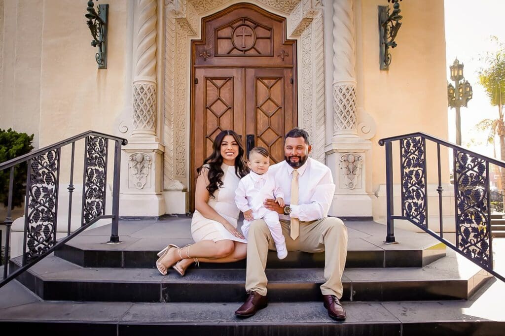 Nathaniel baptism st vincent de paul church los angeles baptism photographer 020