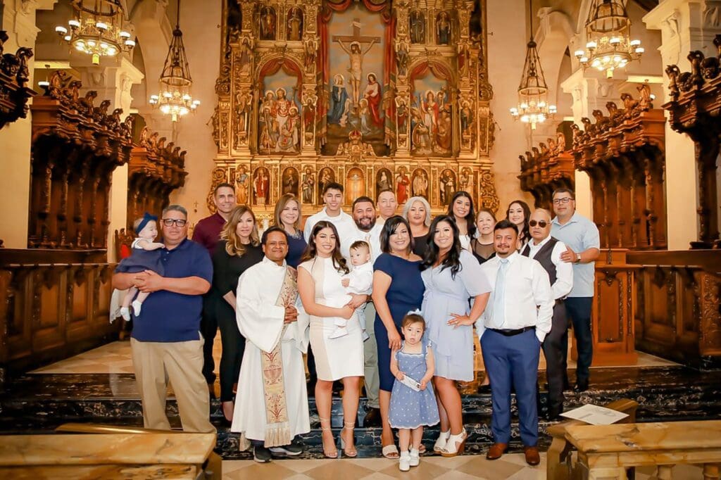 Nathaniel baptism st vincent de paul church los angeles baptism photographer 041