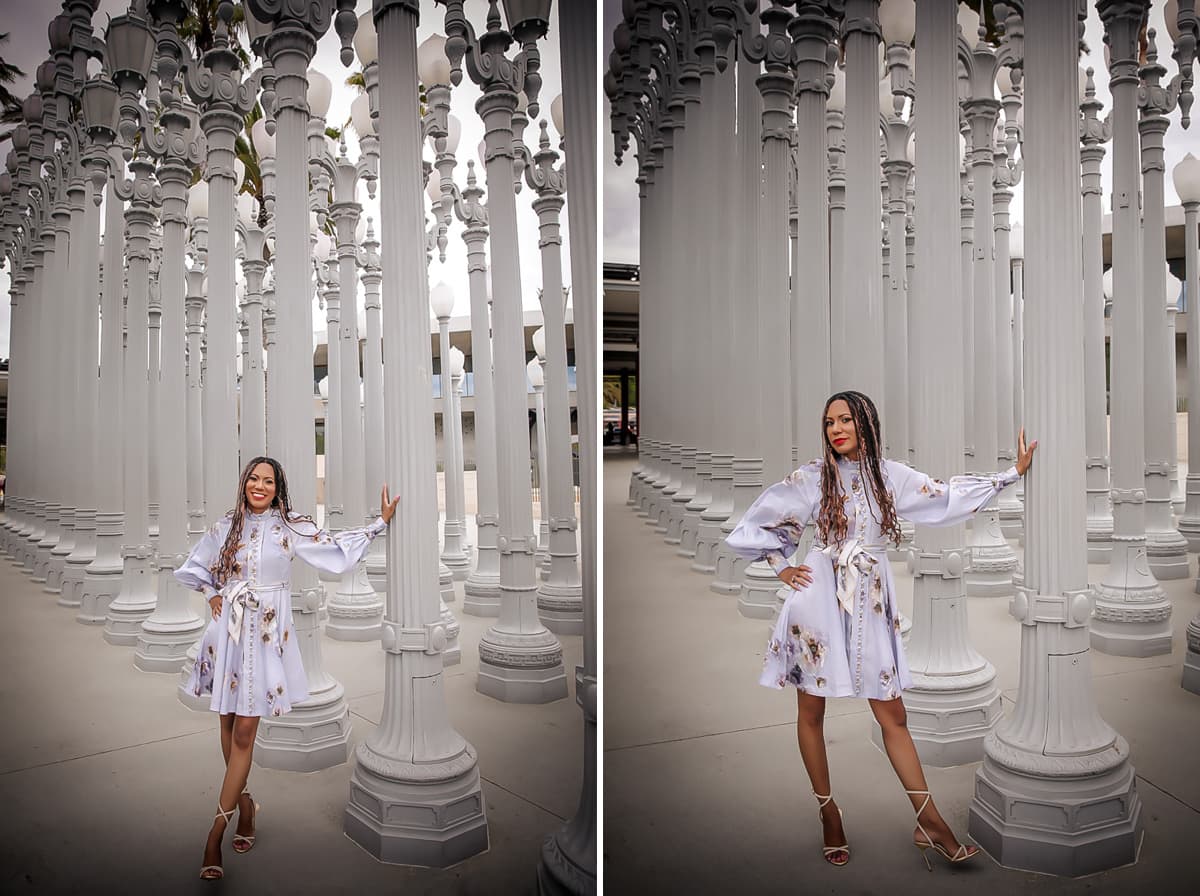 roundtree family portrait session lacma los angeles holiday family portrait photographer LA006